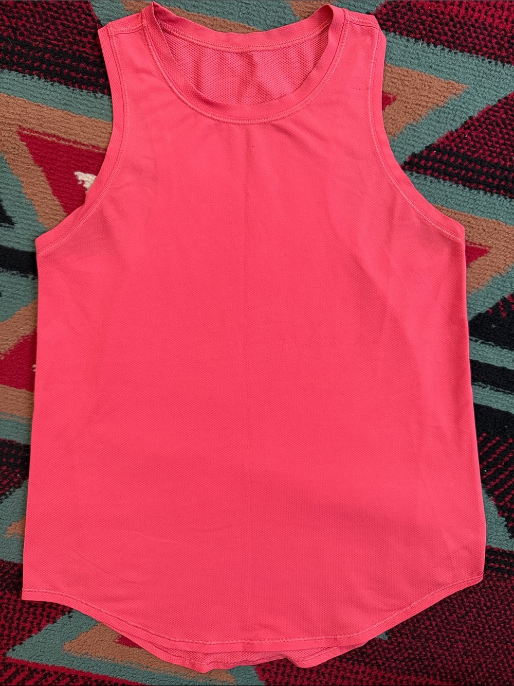 lululemon athletica Bright Coral-Pink Sleeveless Tank